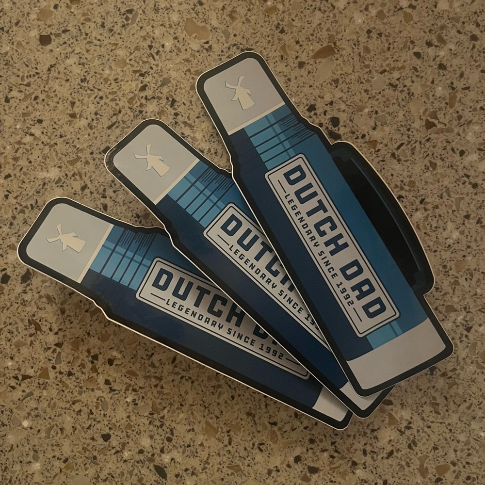 Dutch Bros Dutch Dad Stickers